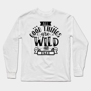 Camping And Hiking Adventure Long Sleeve T-Shirt